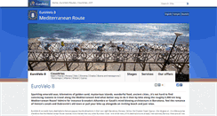 Desktop Screenshot of eurovelo8.com